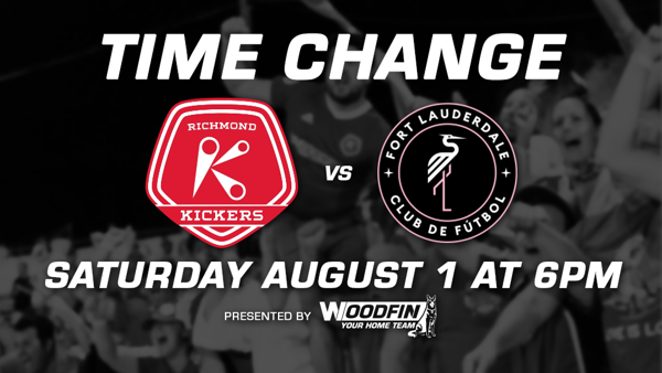 Kickers Home Opener Kickoff Time Changed to 6PM featured image