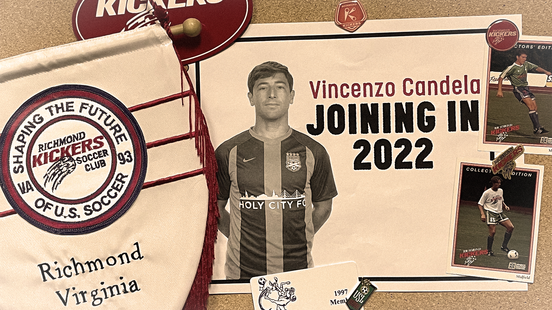 USL Veteran Vincenzo Candela Brings Experience to the Kickers Engine Room featured image
