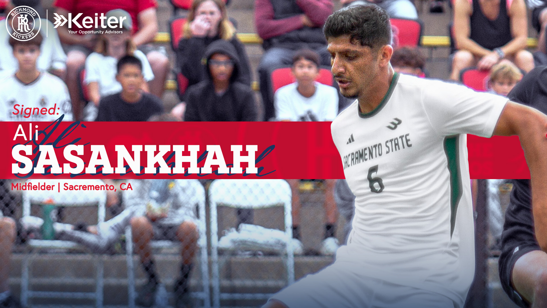 Richmond Kickers Sign Defensive Midfielder Ali Sasankhah featured image